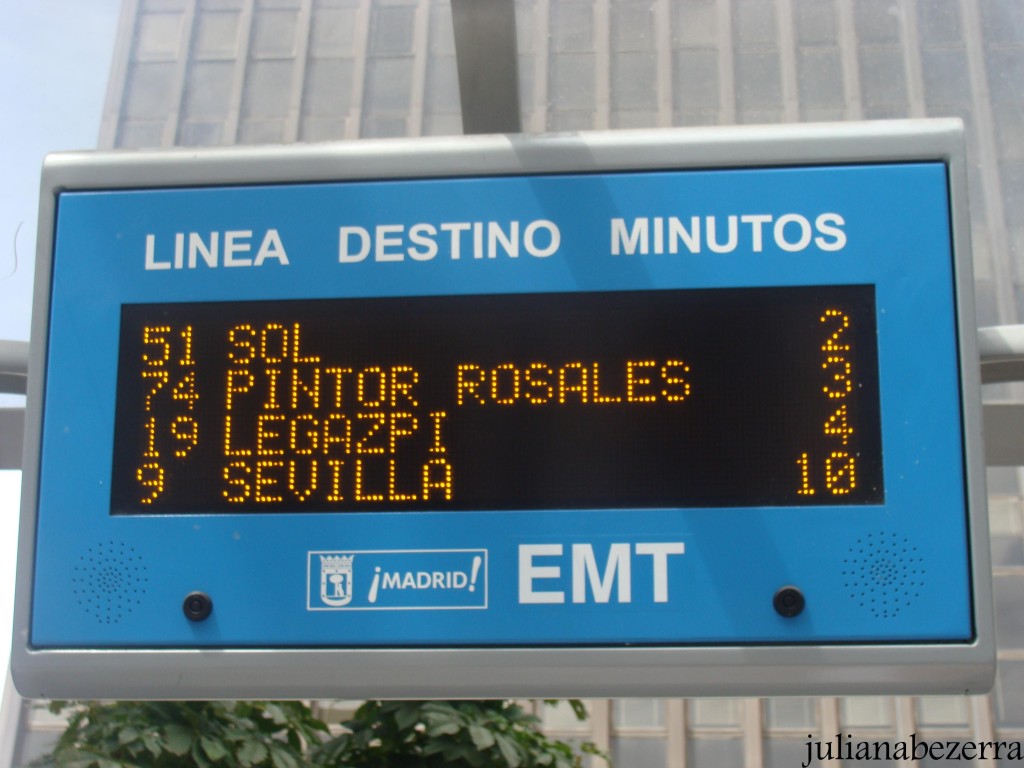 Transporte público em Madri