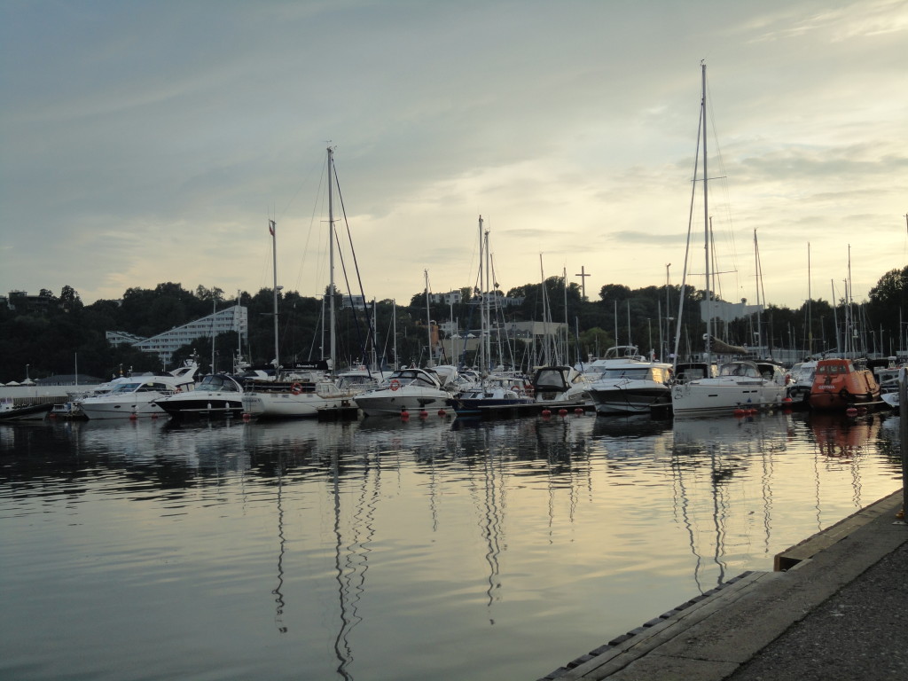 Praia de Gdynia na Polônia