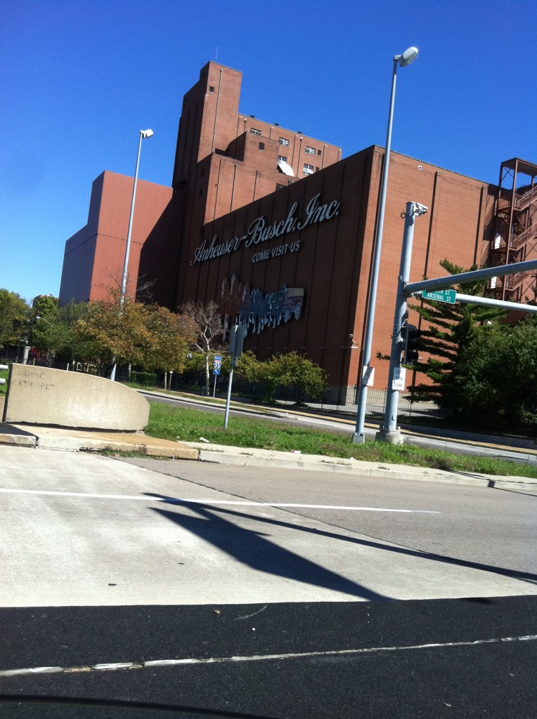 Anheiser-Busch, fábrica da cerveja Budweiser em St. Louis.