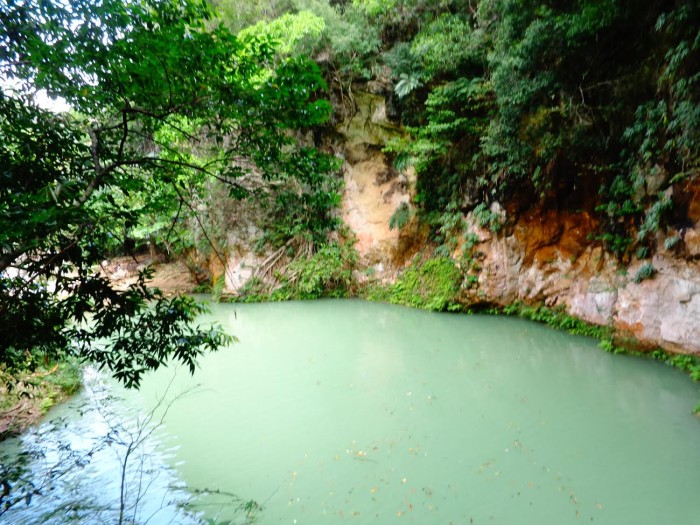 Em Jacmel também se encontra Bassin Bleu, que é um rio cuja água tem uma cor verde-azulada e que tem uma cachoeira deliciosa.