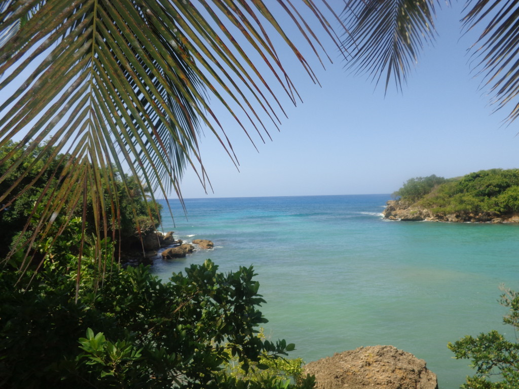 Em minha segunda visita a Jacmel fiquei em um hotel com uma vista maravilhosa.
