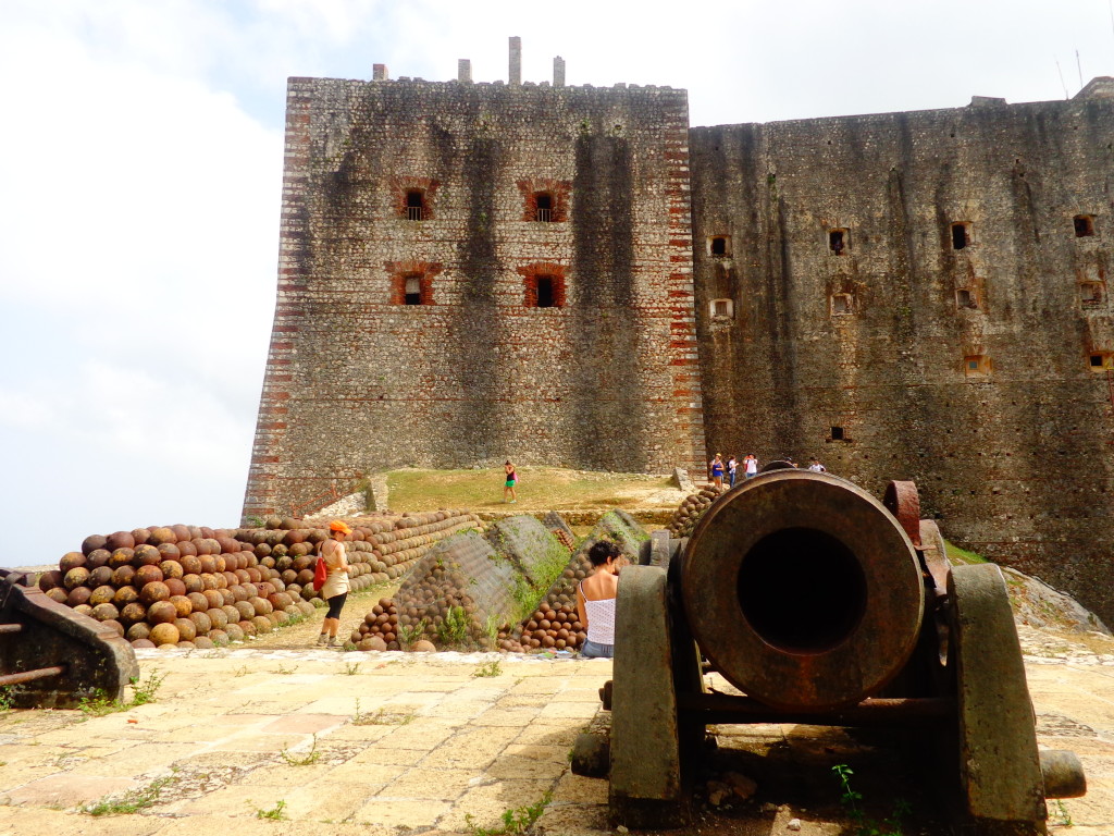 Vista dentro da fortaleza