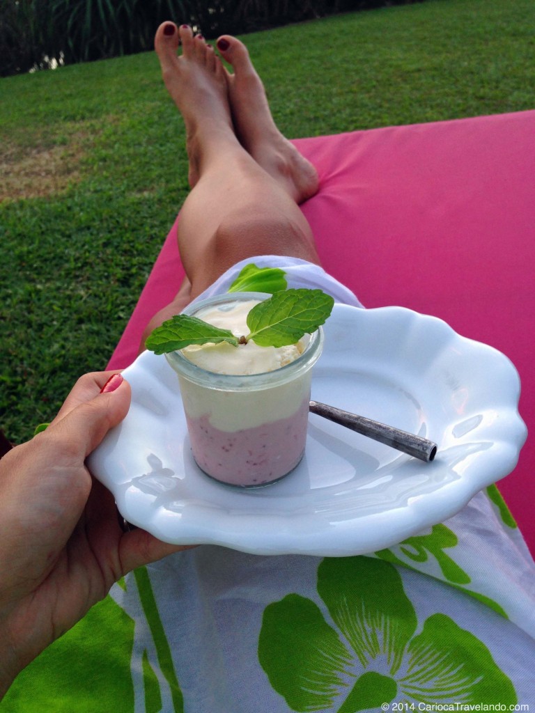 Relax e sorvete delícia