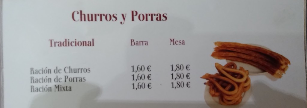 Churros y Porras