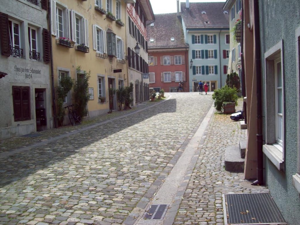 Kronengrasse em Baden ( cidade velha)