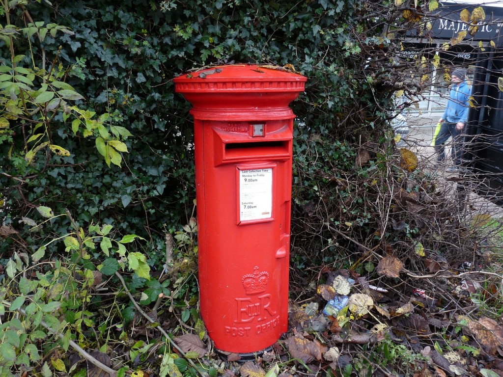 A caixa de correio do Royal Mail (fonte: pixabay.com)