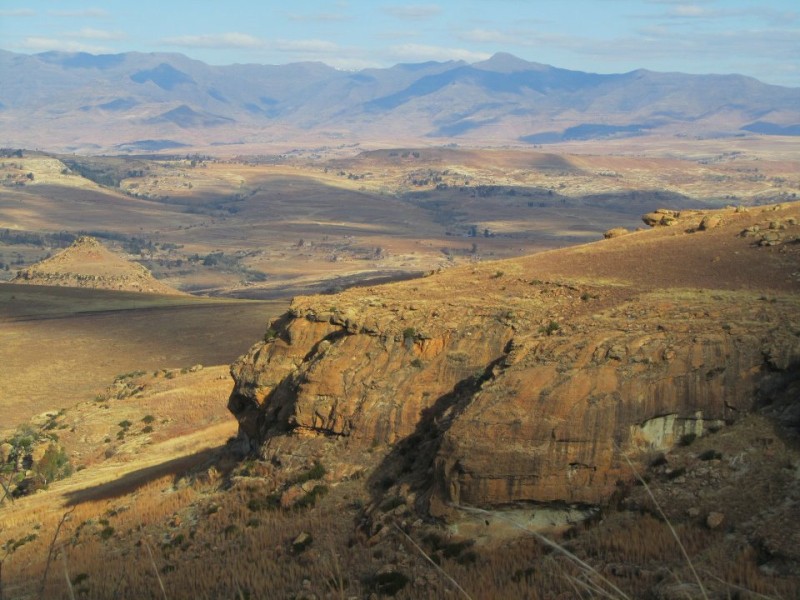Entre Clarens e Fouriesburg (Foto Karin)