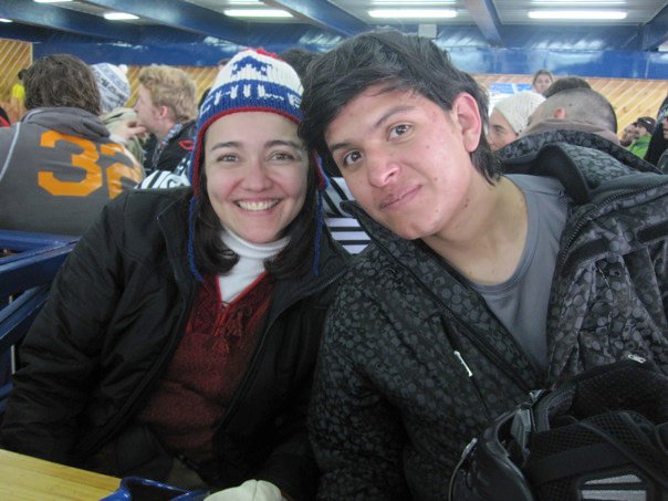 Dia em Valle Nevado com colegas