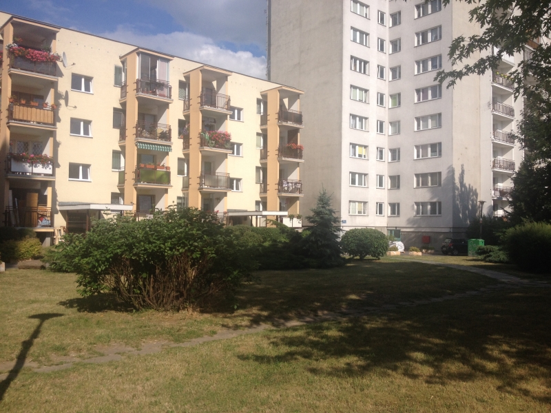 Prédios no bairro de Ursynów em Varsóvia