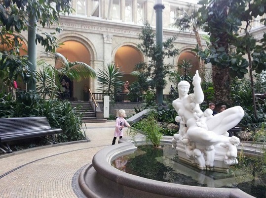 O famoso museu Carlsberg Glyptotek é um ótimo passeio para quem aprecia arte e história. Fonte: Arquivo Pessoal da Autora