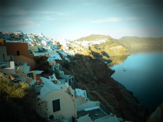 Cartão postal grego, Santorini