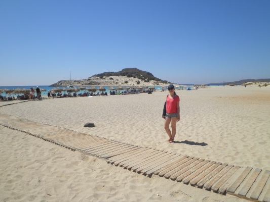 A mais famosa praia de Elafonisos, Simos