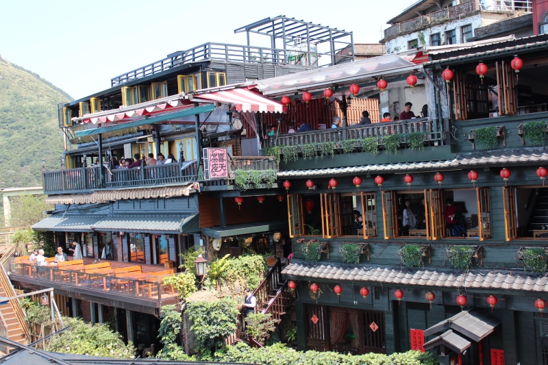 Famosa casa de chá em Jiufen, Taiwan, 2015.