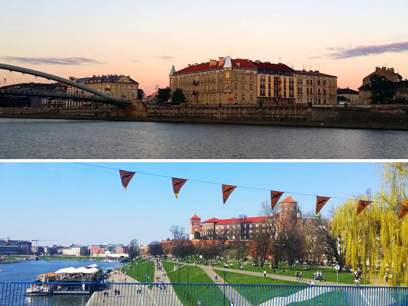 Podgórze e Colina do Wawel
