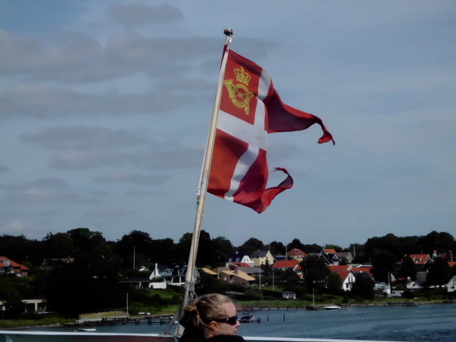 Balsa de Svendborg com destino a Æroskøbing Foto: Cristiane Leme
