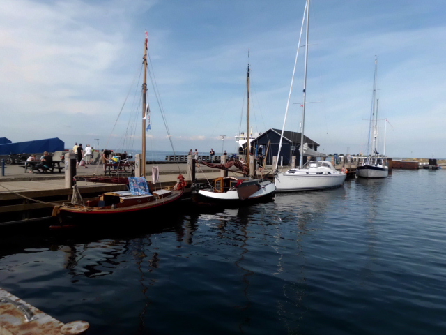 Cais de Æroskøbing, veleiros atracados