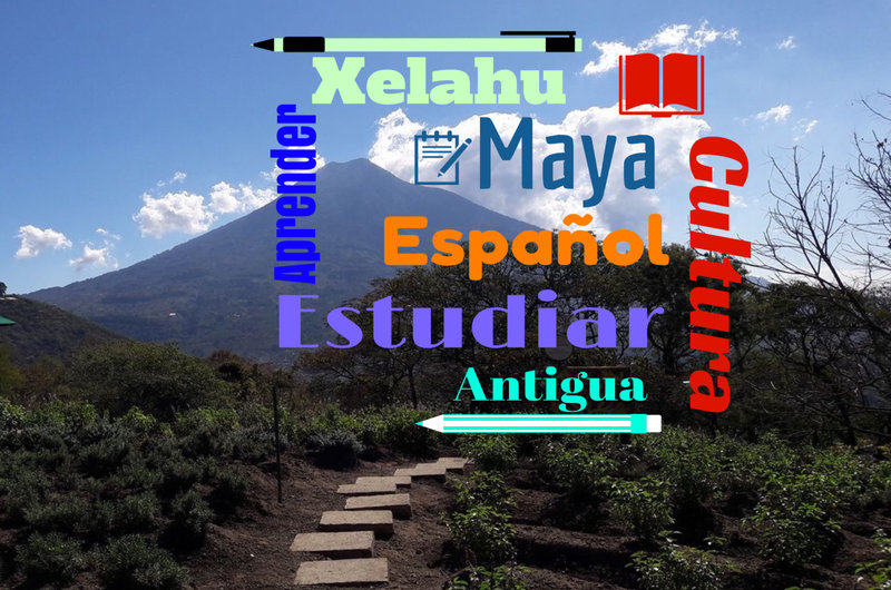 O imponente Volcán de Agua