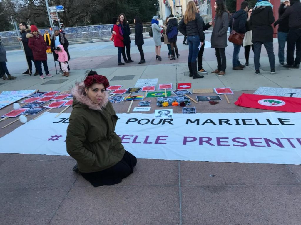 Marielle presente em Genebra