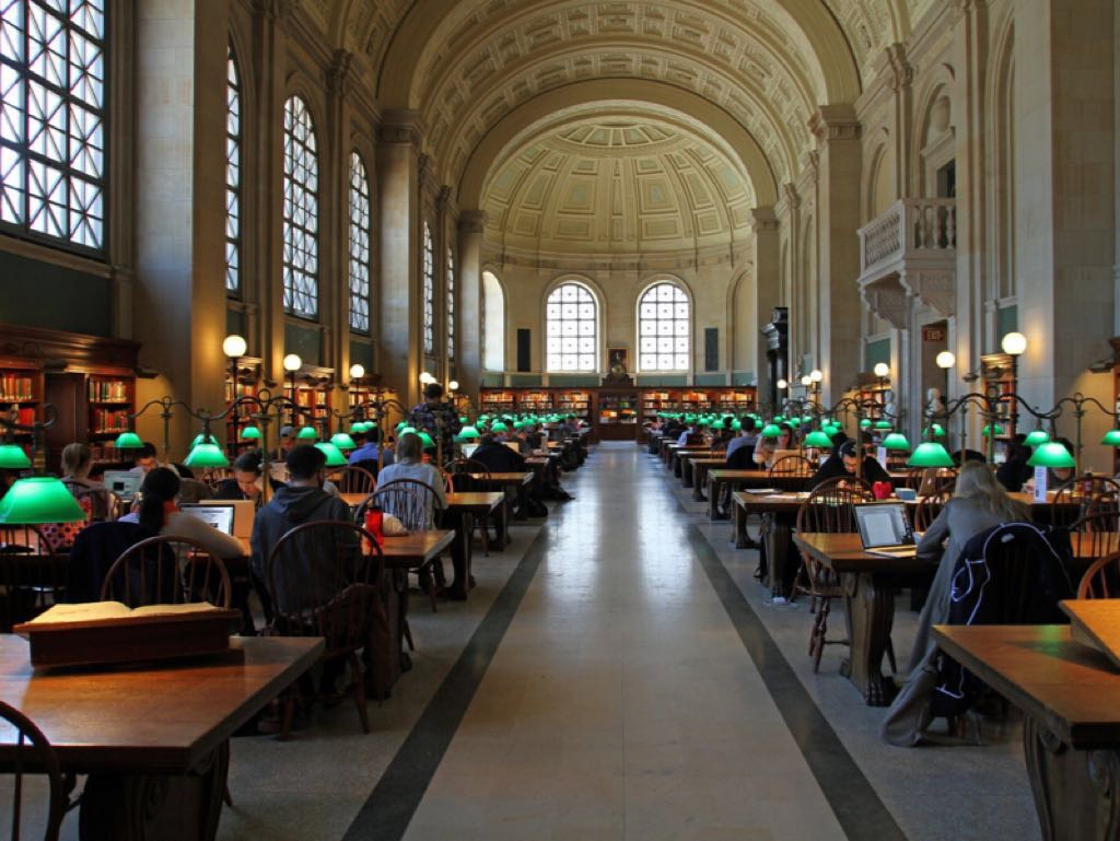public library, boston
