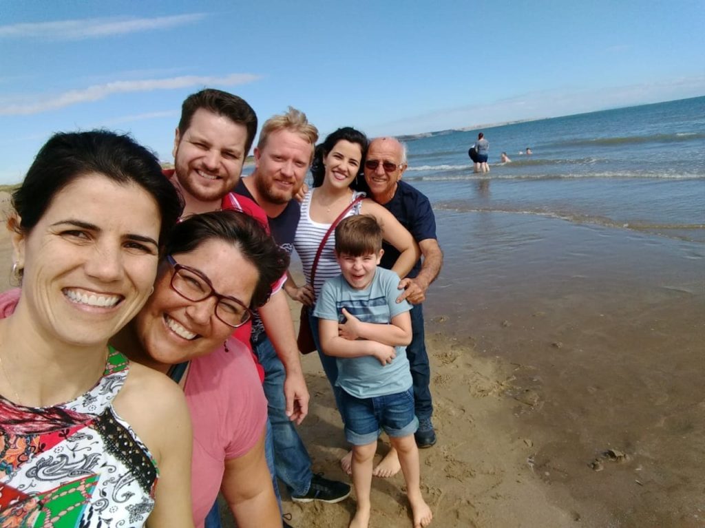 Quando a família vem nos visitar