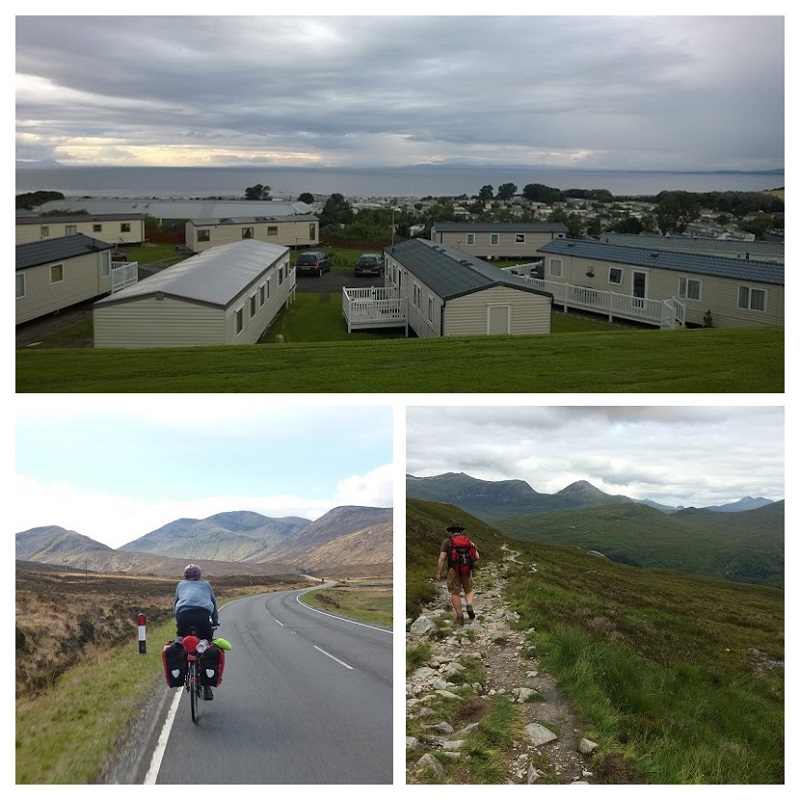 Caravan Park, Pedalando e Caminhando pela Escócia