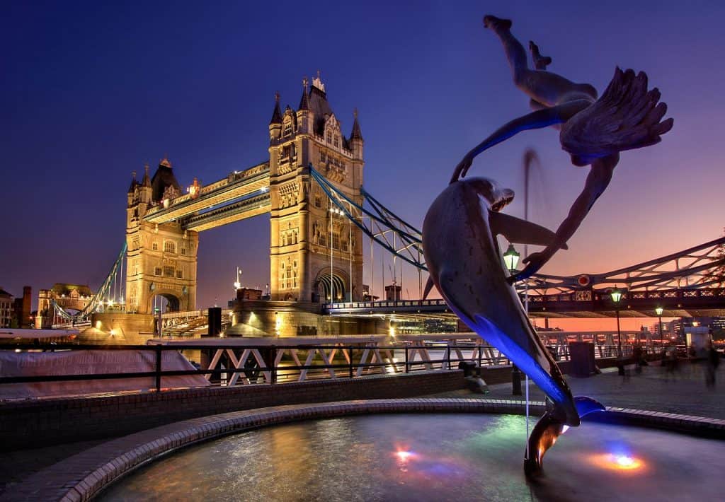 Restaurantes na Tower Bridge em Londres