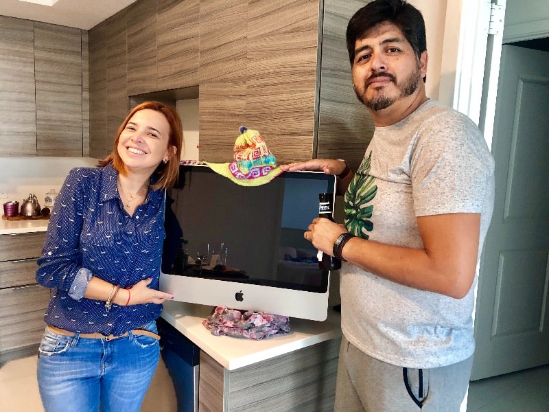 Eu, Moy e nosso companheiro de viagens