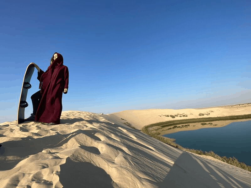 Lago no deserto