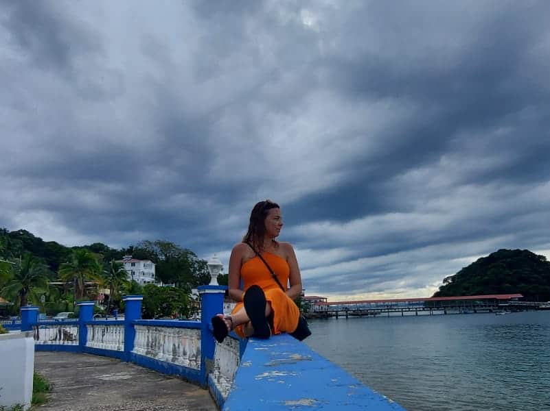 Ilha Taboga, bucólica, linda e muito tranquila. Panamá, acervo pessoal.